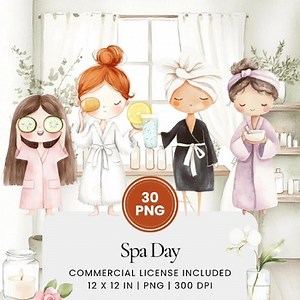Spa Day Clipart