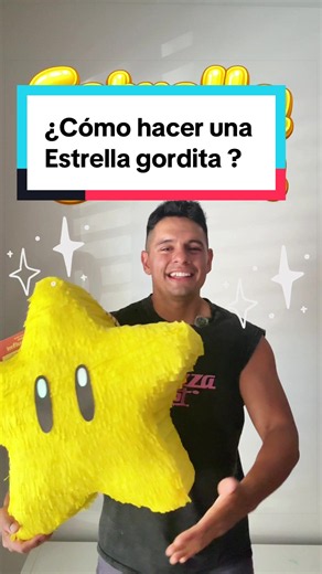 Estrella gordita: cómo hacer una piñata con volumen fácil