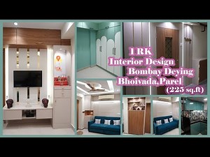 1 RK Interior design |225 sq.ft |Bombay Dyeing |Bhoiwada-parel | 1rk Converted to 1bhk |2024.
