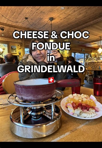 Discovering Swiss Cheese Fondue in Grindelwald