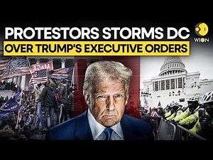 Trump Protest LIVE: Thousands Protest Over Trump's Stringent Policies Washington DC | US Capitol |