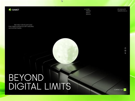 Digital agency website design