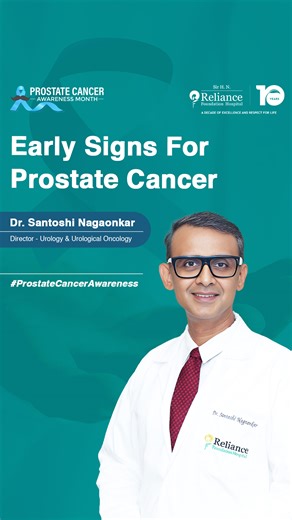 As men age, prostate health becomes increasingly important. Recognising early warning signs and going for regular check-ups can help detect prostate cancer when it is most treatable. This Prostate Cancer Awareness Month, stay informed, stay vigilant, and encourage the men in your life to get evaluated early. #SirHNRelianceFoundationHospital #RespectForLife #11YearsOfExcellence #ProstateCancerAwareness #ProstateHealth #MensHealth #KnowTheSigns #EarlyDetectionSavesLives #UrologyCare #CancerAwarene