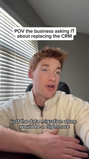 #it Explaining Why Replacing the #crm Is a Massive Project