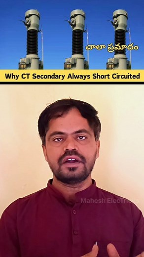 Why CT Secondary Winding Always Short Circuited | Mahesh ElecTricks