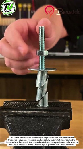 Brilliant DIY Spiral Wire Twisting Tool You Can Make at Home