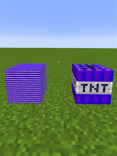 Minecraft 1 TNT vs 1000 Mini TNT...🤯 | minecraft
