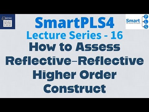 #SmartPLS4 Series 16 - How to Assess Reflective-Reflective Higher Order Construct?