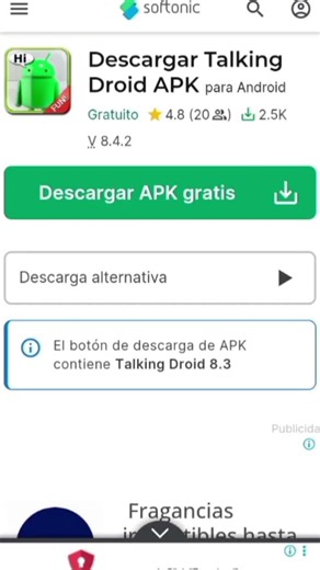 como descargar talking droid