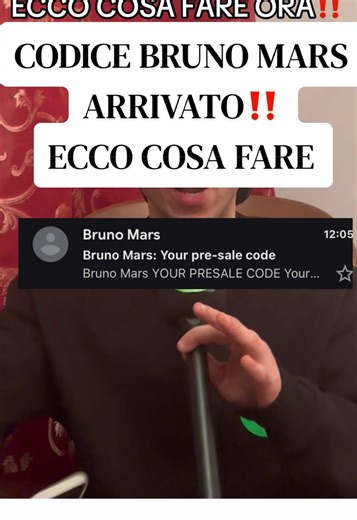 Biglietti Bruno Mars: Ecco Cosa Fare per la Presale