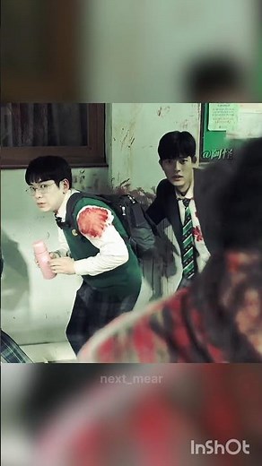 escape from zombies with suhyeok 💪😈 | all of us are dead | suhyeok power