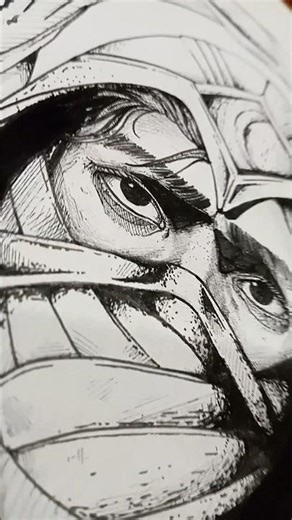 Drawing moon knight!!