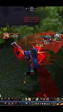 WoW Classic TBC Warrior World PvP - 1v1 Warrior vs Hunter #worldofwarcraft #mmorpg #pvp