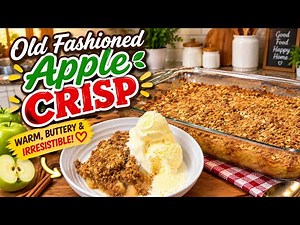 The Best Old-Fashioned Apple Crisp You’ll Ever Make!