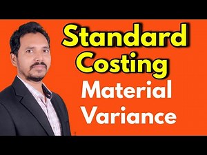 #6 Standard Costing ( Material Variance Analysis) From CA Inter Study Material (B.com/M.com/CMA/CA)