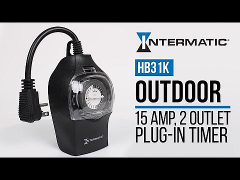 How to Program the HB31K Outdoor Plug-In Timer from Intermatic