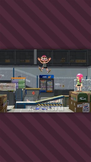 Falloff Damage #splatoon #sfm #splatoonanimation #sourcefilmmaker #shorts