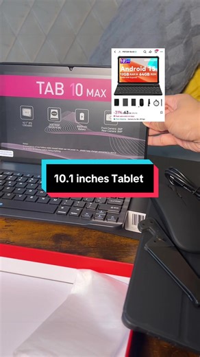 @PRITOM World 10.1 inches android 15 Tablet with all the accessories! #tablet #techfinds #techgadgets #dealdrops #tiktokmademebuyit