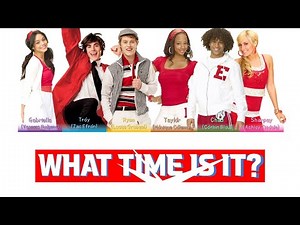 High School Musical 2 - What Time Is It? (color coded lyrics)