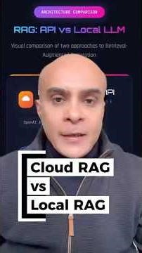 Cloud RAG vs Local RAG #ai #llm #generativeai