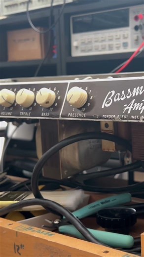 1961 Bassman Gets Master Volume #electronicsengineering #fender #guitaramp