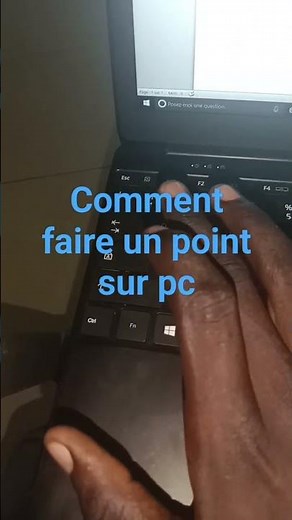 comment faire un point sur pc