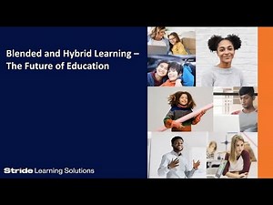 Blended and Hybrid Learning – The Future of Education