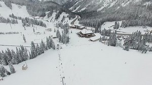 Aerial Views Stevens Pass Ski Resort Stock Footage Video (100% Royalty-free) 22370260 | Shutterstock