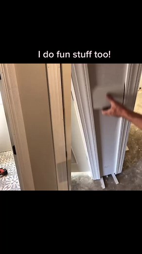 #duet with @jaredmturner #carpentry #trimcarpentry #tricksofthetrade