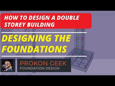HOW TO DESIGN A Double Story Building: Part 3A (Pad Foundations)
