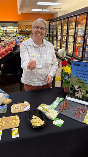 We are here at Danforth’s Market in Pittsfield! Come and taste some cheese and salami and… wines from @pinestatebev ! Wines are here until 4pm, cheese until 6pm! | Balfour Farm