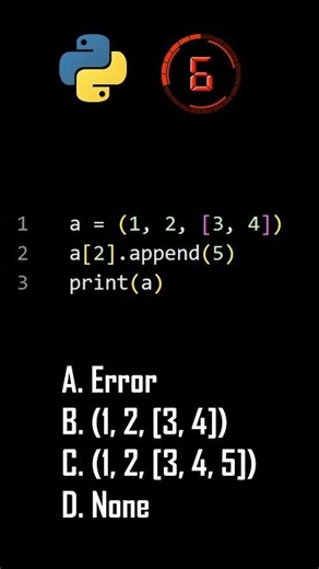 Python Tuples: Why can I change this? 🐍 #coding #ai #programming #python #learncoding