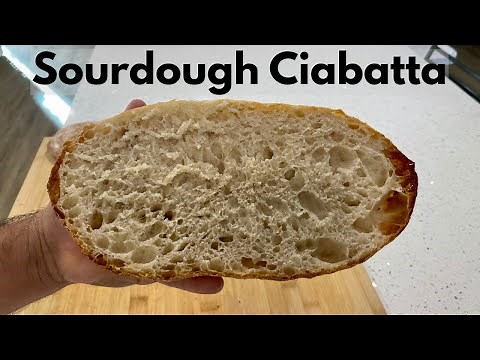 Probably the easiest high hydration sourdough bread (Sourdough Ciabatta)