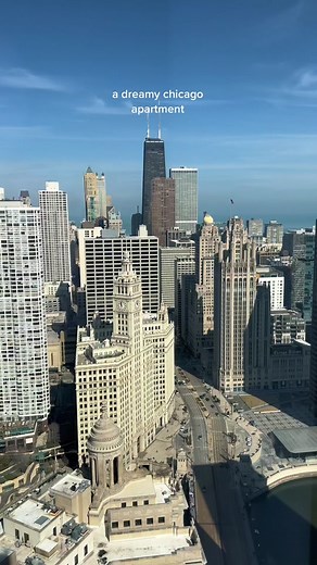 One of the best Chicago apartment views I’ve seen #chicago #chicagoapartment #chicagoapartmentviews #downtownchicago #chicagoliving #chicagolife #chicagocheck
