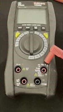 Sicherungen im Multimeter schnell und einfach prüfen - #shorts