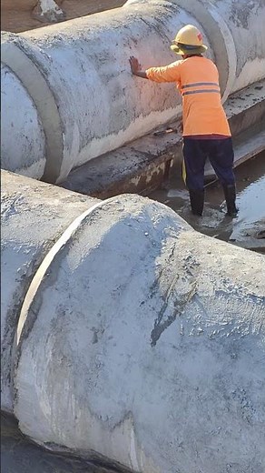 Installing Storm Drains: Cementing Concrete Pipe Connections