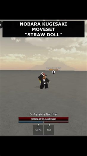 *WIP* Nobara Kugisaki / Straw Doll Moveset #skillbuilding #roblox #jjs #jujutsushenanigans #jjk