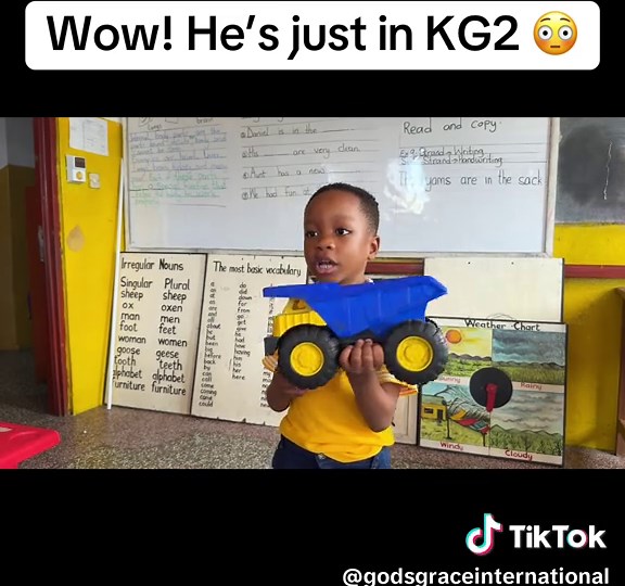 Impressive Show & Tell Presentation by KG2 Student