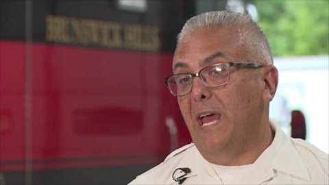 Woman describes moment when lithium-ion battery exploded while charging