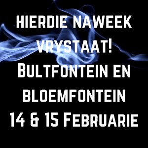 Valenteins Vrystaat naweek! Bultfontein en Bloemfontein. | Rocco de Villiers