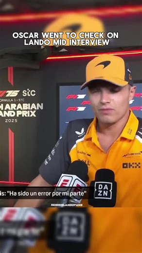 Oscar Checks In On Lando During Interview