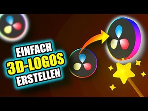 SO erstellst du aus jedem Logo ein 3D-LOGO | DaVinci Resolve Tutorial