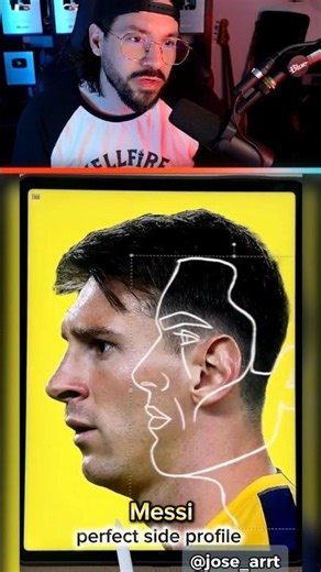 Messi Avec Un Profil Parfait