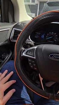 2015 Ford Edge Sport steering wheel cover #fordperformance #fordedgesport