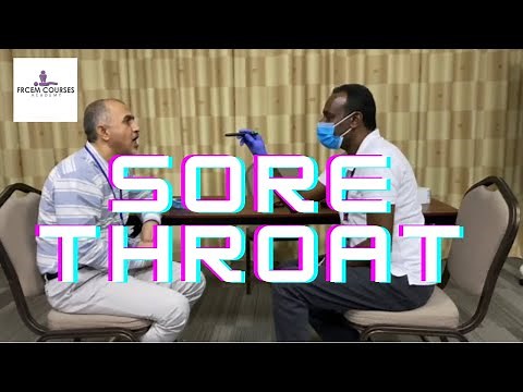 MRCEM OSCE: Sore throat station