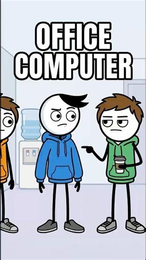 Office Computer #animation #funny #memes