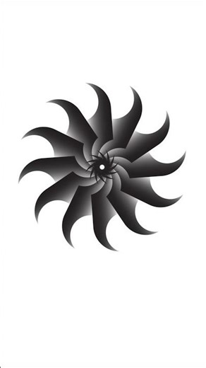 Spiral Logo Design Tutorial | Adobe Illustrator 2026 #graphicdesign #shorts