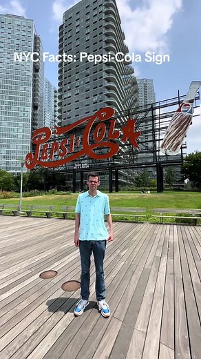 NYC Facts: Pepsi-Cola Sign #nycfacts #nyc #pepsi #pepsicola #pepsisign #longislandcity
