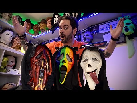 I got more ghostface masks! New 2022 Wassup Scary Movie mask, Pride Ghostface and Scorched Ghostface