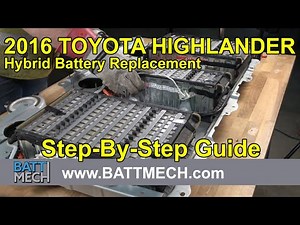 How to Replace/Repair/Fix a 2016 Toyota Highlander Hybrid Battery Module Pack –Step-by-Step Guide EV